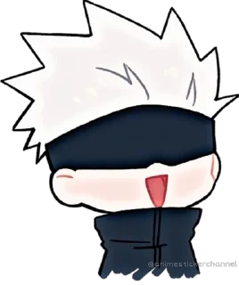 Sticker GOJO SATORU @animestickerchannel - 4