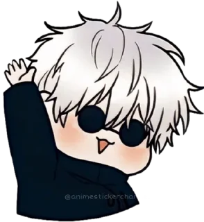 Sticker GOJO SATORU @animestickerchannel - 10