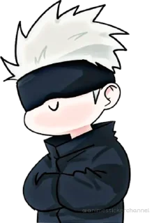 Sticker GOJO SATORU @animestickerchannel - 8