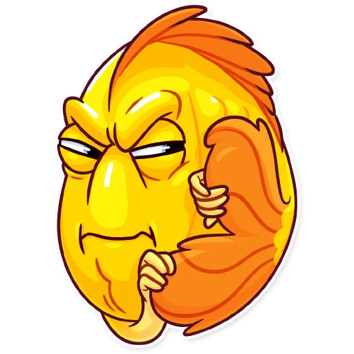 Стикер Gold Fish - 10