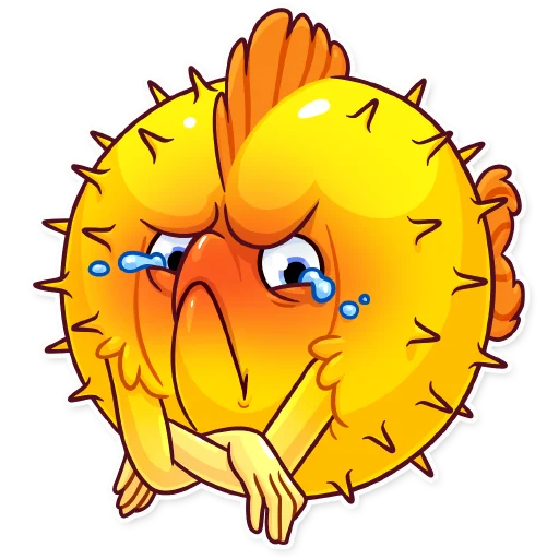 Стикер Gold Fish - 7