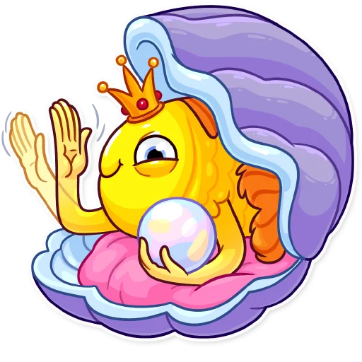 Стикер Gold Fish - 3