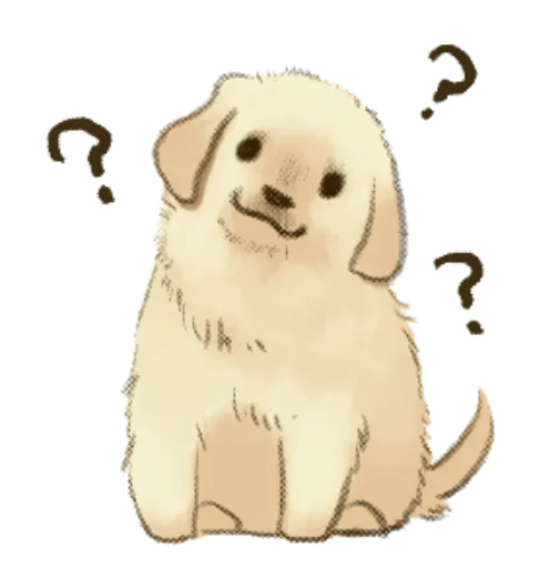 Стикер GoldenPuppy1to3 - 1