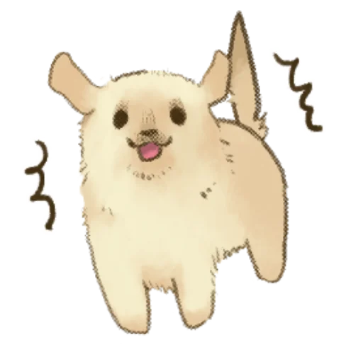 Sticker GoldenPuppy1to3 - 1