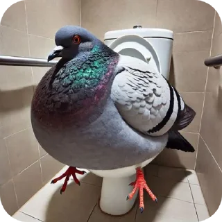 Sticker Голуби - 10