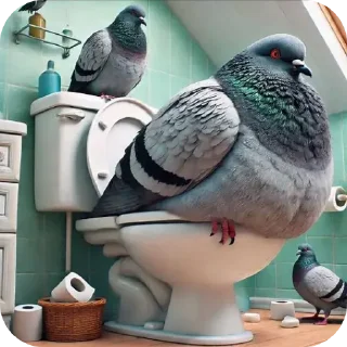 Sticker Голуби - 11