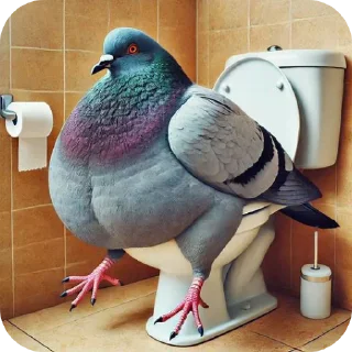 Sticker Голуби - 7