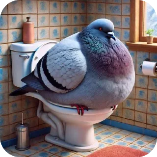 Sticker Голуби - 5