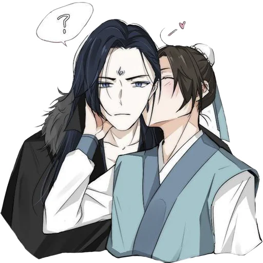 Стикер Голуби Моби и Чжань - 0