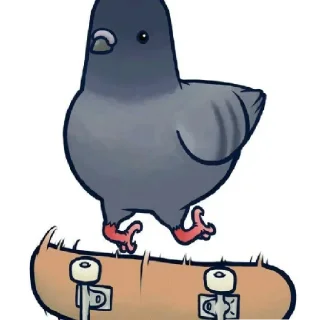 Sticker Голубиное пати ееее - 3