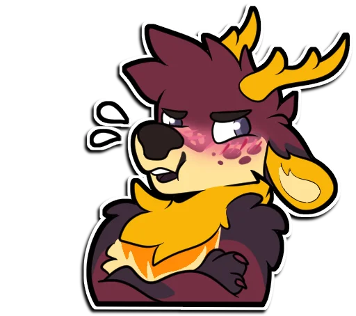 Sticker GomiDeerScarf - 1