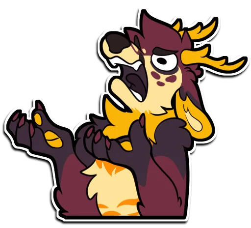 Sticker GomiDeerScarf - 1