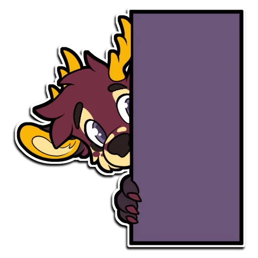 Sticker GomiDeerScarf - 1