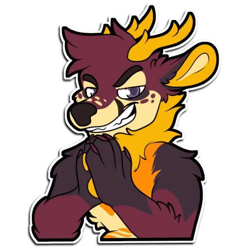 Sticker GomiDeerScarf - 1