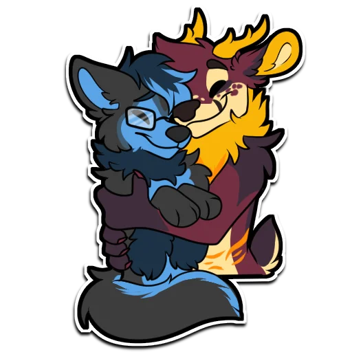 Sticker GomiDeerScarf - 1