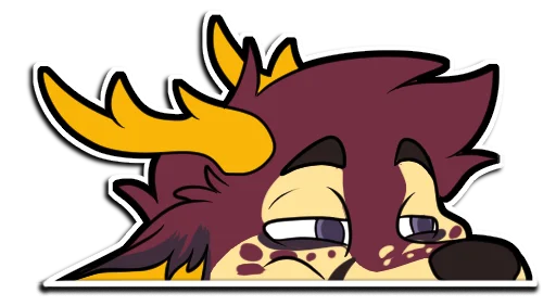 Sticker GomiDeerScarf - 1