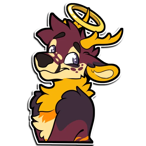 Стикер GomiDeerScarf - 1