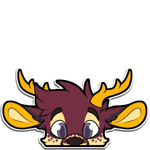 Sticker GomiDeerScarf - 1