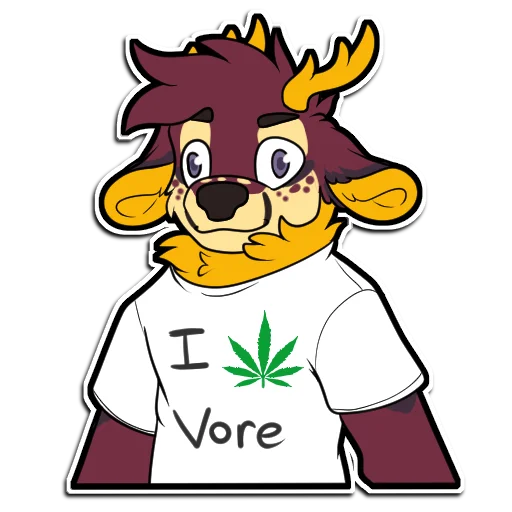 Sticker GomiDeerScarf - 1