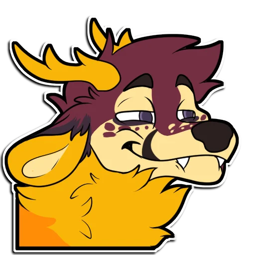 Sticker GomiDeerScarf - 1