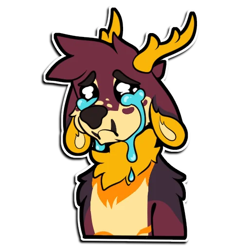 Sticker GomiDeerScarf - 1