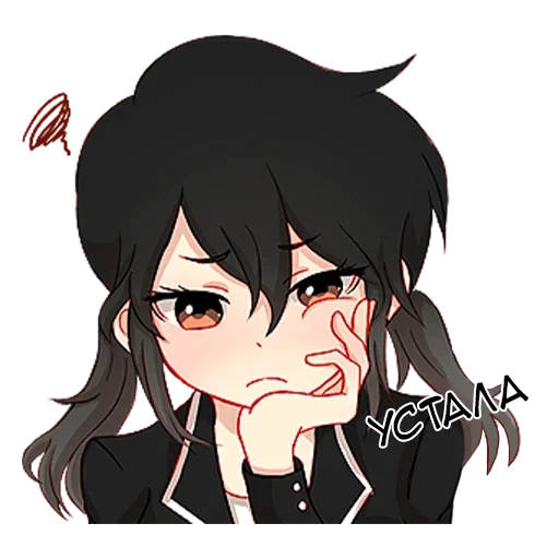 anime cartoon human face