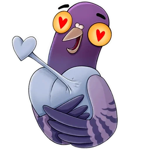 Sticker Голубь - 10