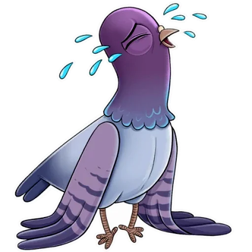 Sticker Голубь - 7