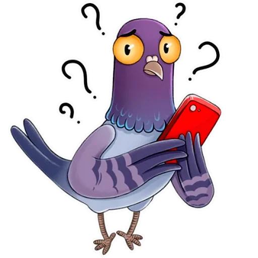 Sticker Голубь - 6