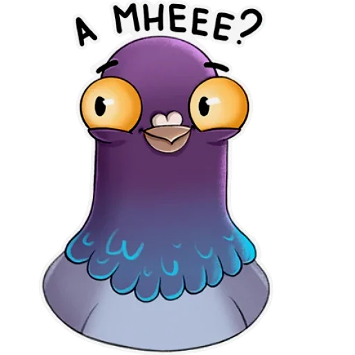 Sticker Голубь - 2