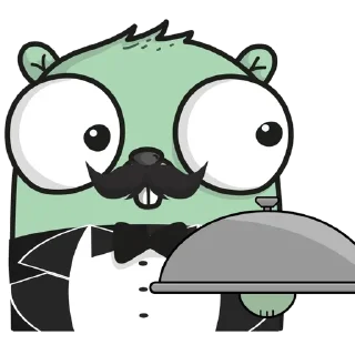 Стикер Gopher - 2