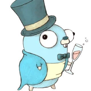 Стикер Gopher - 6