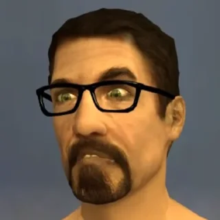 Стикер Gorgeous Freeman - 4