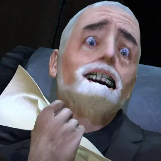 Стикер Gorgeous Freeman - 3