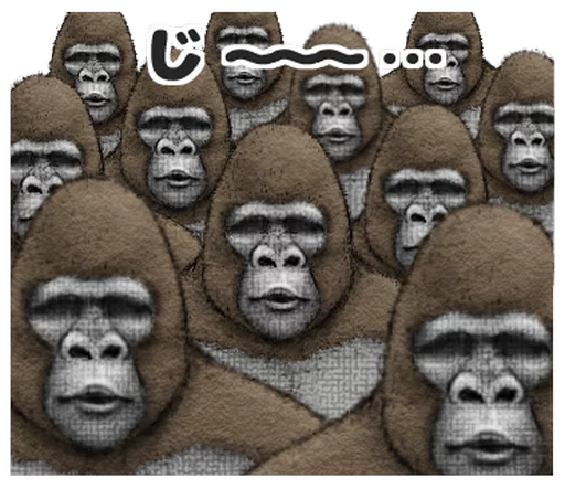 Sticker Gorilla Gorilla - 10