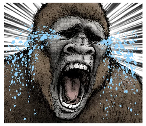 Sticker Gorilla Gorilla - 7