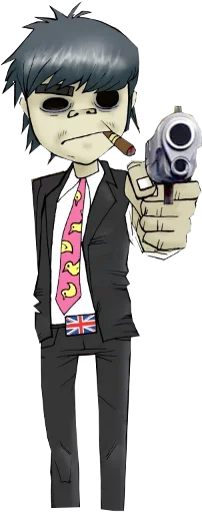 Sticker Gorillaz Pack - 7