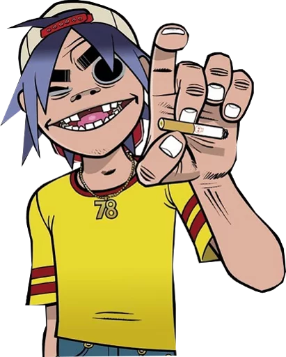 Sticker Gorillaz Pack - 6