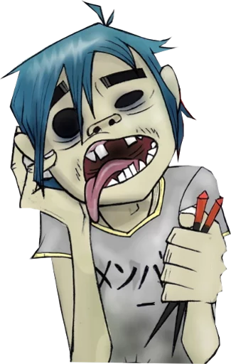 Sticker Gorillaz Pack - 3