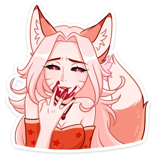 Sticker Госпожа Аи @nyasticks - 0