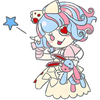 Sticker Готическая-тян @Nyasticks - 1