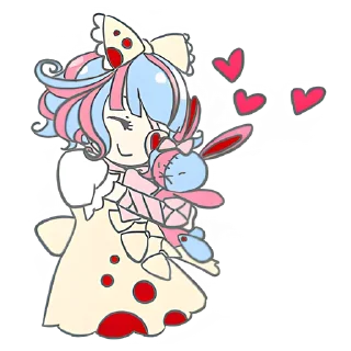 Sticker Готическая-тян @Nyasticks - 7