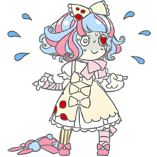 Sticker Готическая-тян @Nyasticks - 5