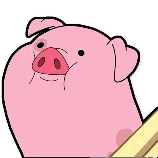 свинья животное рисование