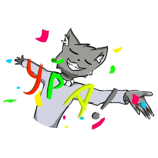 Стикер GrayCat9999 - 1