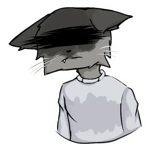 Стикер GrayCat9999 - 1