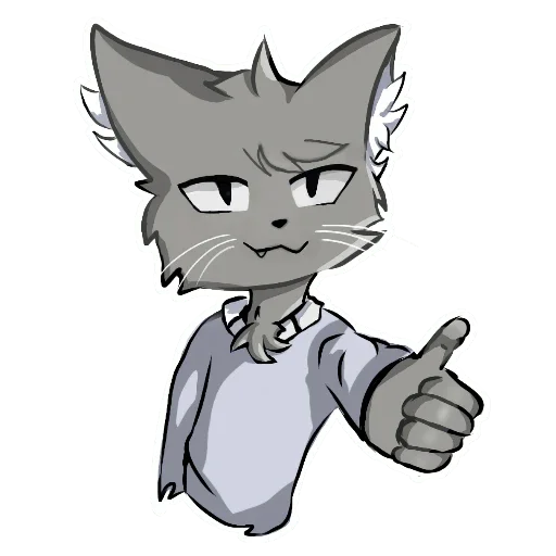 Стикер GrayCat9999 - 1