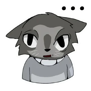 Стикер GrayCat 💝 - 10