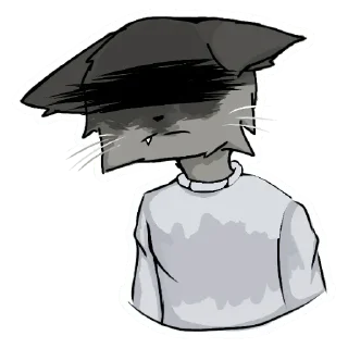 Стикер GrayCat 💝 - 4