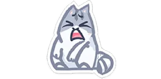 Стикер мутный кіт by @scaledJPG - 9